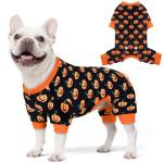 KYEESE Adorable Pumpkin Dog Pajamas for Halloween