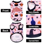 Halloween Dog Shirts 4 Pack for Medium Large Dogs