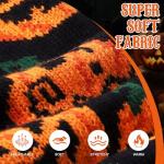 Halloween Pumpkin Dog Sweater with Leash Hole