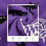 CooShou Halloween Dog Sweater with Spooky Patterns