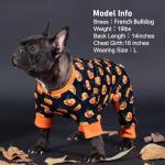 KYEESE Adorable Pumpkin Dog Pajamas for Halloween