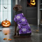 CooShou Halloween Dog Sweater with Spooky Patterns
