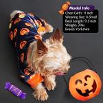 KYEESE Adorable Pumpkin Dog Pajamas for Halloween