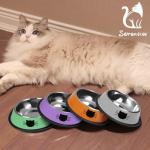 2 Pack Non-Slip Stainless Steel Cat Bowls