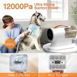 AIRROBO Dog Grooming Vacuum Kit with Strong Suction