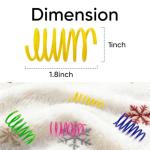 Colorful 30-Pack Cat Spring Toys for Playtime