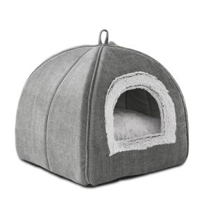 Cozy Foldable Cat Cave Bed - Soft & Warm