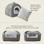Cozy Foldable Cat Cave Bed - Soft & Warm