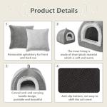 Cozy Foldable Cat Cave Bed - Soft & Warm