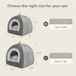 Cozy Foldable Cat Cave Bed - Soft & Warm