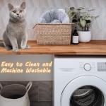 Cozy Round Calming Dog Bed for All Pets