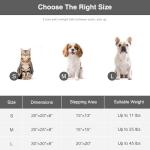 Round Donut Cat and Dog Cushion Bed, 20in