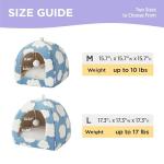 Cozy 2-in-1 Cat Cave Bed with Pillow