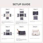 Cozy Fluffy Cat Couch with Washable Cover