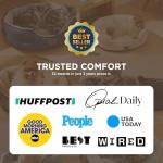 Round Washable Dog and Cat Bed, 20 Inches