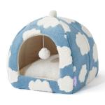 Cozy 2-in-1 Cat Cave Bed with Pillow