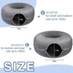 Extra Large Cat Tunnel Bed and Cave