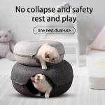 Extra Large Cat Cave Tunnel Bed with Toys