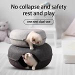 Extra Large Cat Cave Tunnel Bed with Toys