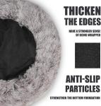 Cozy Round Plush Hooded Cat Bed Cave