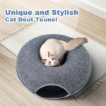 Extra Large Cat Cave Tunnel Bed with Toys
