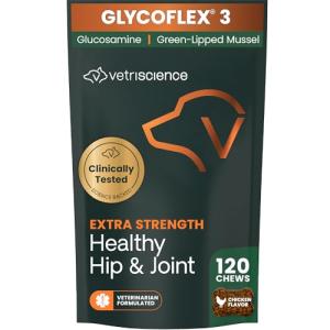 VetriScience Hip & Joint Chews for Dogs, 120 Count
