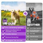 Hip and Joint Supplement for Dogs - 180 Chews