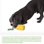 Carllg Indestructible Dog Chew Toy Squeaky Interactive Stick
