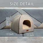 Cozy Cat Cave Bed with Removable Cushioned Pillow
