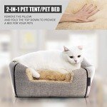Cozy Cat Cave Bed with Removable Cushioned Pillow
