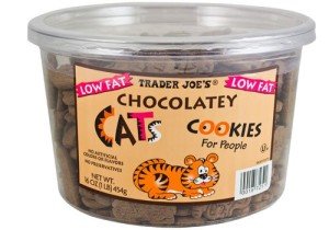 Trader Joe's Low Fat Chocolatey Cats Cookies - 1 lb