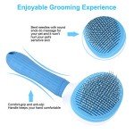 Depets Self Cleaning Slicker Brush - Pet Grooming Tool