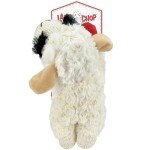 Large White Lambchop Plush Dog Toy 10