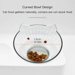 Marchul Tilted Cat Bowl Set for Food and Water