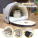 OMIVIER Foldable Cat Bed - Indoor Pet House