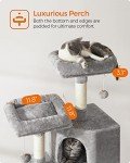 Feandrea 45.3-Inch Cat Tower with Scratching Post