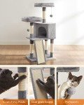 Feandrea 45.3-Inch Cat Tower with Scratching Post
