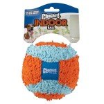 Chuckit Indoor Fetch Ball Dog Toy - Orange/Blue