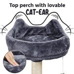 Yaheetech Multi-Level Large Cat Condo - Dark Gray