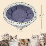 Cozy Round Plush Pet Bed for Small Dogs/Cats