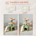 Cactus Cat Tree for Indoor Cats, 31.5