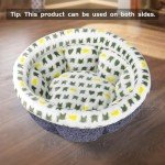 Cozy Round Plush Pet Bed for Small Dogs/Cats