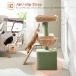 Cactus Cat Tree for Indoor Cats, 31.5