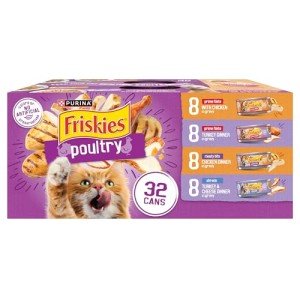 32 Pack Purina Friskies Wet Cat Food Variety