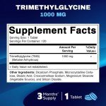 Vitamatic TMG Supplements 1000mg - 120 Tablets