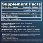 Vegan Nicotinamide Riboside with 150mg TMG Capsules