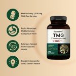 TMG Trimethylglycine 1500mg - 240 Capsules