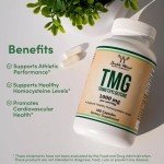 TMG Trimethylglycine 1,000mg - 180 Capsules