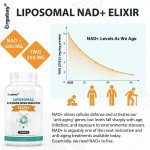 Orgabay Liposomal NAD+ 500mg Supplement for Energy Boost