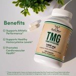TMG Trimethylglycine 1,000mg - 180 Capsules